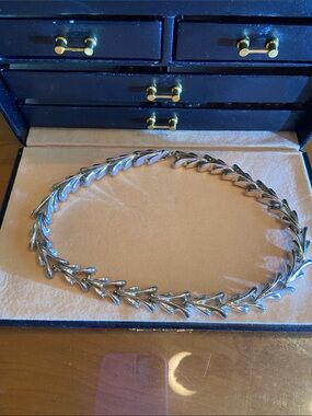 MINT Vintage 1980’s UNOAERRE for Fortunoff Heavy Sterling Silver Necklace.104.3g